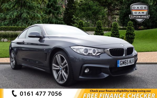 Used 2016 GREY BMW 4 SERIES Coupe 3.0 430D XDRIVE M SPORT 2d AUTO 255 BHP (reg. 2016-01-28) for sale in Royton