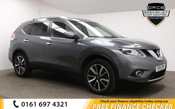 Used 2016 GREY NISSAN X-TRAIL Estate 1.6 DCI TEKNA 5d 130 BHP (reg. 2016-03-18) for sale in Whitefield