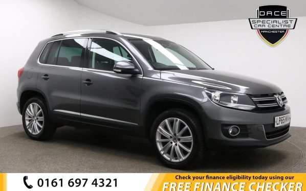 Used 2016 GREY VOLKSWAGEN TIGUAN Estate 2.0 MATCH EDITION TDI BMT 4MOTION 5d 148 BHP (reg. 2016-01-28) for sale in Whitefield