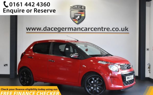 Used 2016 RED CITROEN C1 Hatchback 1.2 PURETECH FLAIR 5d 82 BHP (reg. 2016-05-31) for sale in Hale