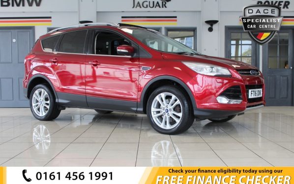 Used 2016 RED FORD KUGA Hatchback 2.0 TITANIUM X SPORT TDCI 5d 177 BHP (reg. 2016-03-24) for sale in Hazel Grove