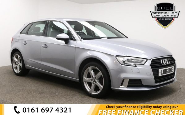 Used 2016 SILVER AUDI A3 Hatchback 2.0 TDI SPORT 5d AUTO 148 BHP (reg. 2016-08-31) for sale in Whitefield