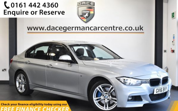 Used 2016 SILVER BMW 3 SERIES Saloon 3.0 335D XDRIVE M SPORT 4d AUTO 308 BHP (reg. 2016-08-26) for sale in Hale