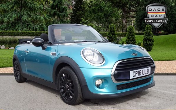 Used 2016 TURQUOISE MINI CONVERTIBLE Convertible 1.5 COOPER D 2d 114 BHP (reg. 2016-06-30) for sale in Royton
