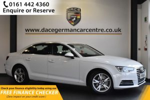 Used 2016 WHITE AUDI A4 Saloon 1.4 TFSI SPORT 4d 148 BHP (reg. 2016-12-01) for sale in Hale