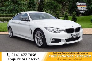 Used 2016 WHITE BMW 4 SERIES Coupe 2.0 420D M SPORT GRAN COUPE 4d 188 BHP (reg. 2016-12-09) for sale in Royton