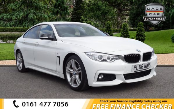 Used 2016 WHITE BMW 4 SERIES Coupe 2.0 420D M SPORT GRAN COUPE 4d 188 BHP (reg. 2016-12-09) for sale in Royton