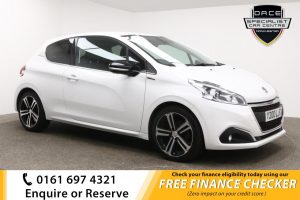 Used 2016 WHITE PEUGEOT 208 Hatchback 1.2 PURETECH S/S GT LINE 3d 110 BHP (reg. 2016-06-30) for sale in Whitefield
