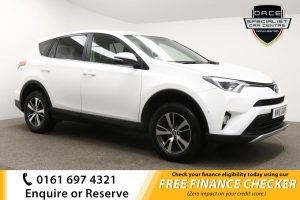 Used 2016 WHITE TOYOTA RAV4 Estate 2.0 D-4D BUSINESS EDITION 5d 143 BHP (reg. 2016-07-11) for sale in Whitefield
