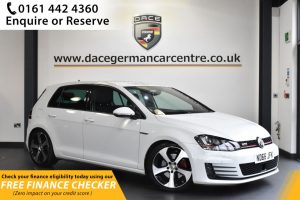 Used 2016 WHITE VOLKSWAGEN GOLF Hatchback 2.0 GTI DSG 5d AUTO 218 BHP (reg. 2016-12-12) for sale in Hale