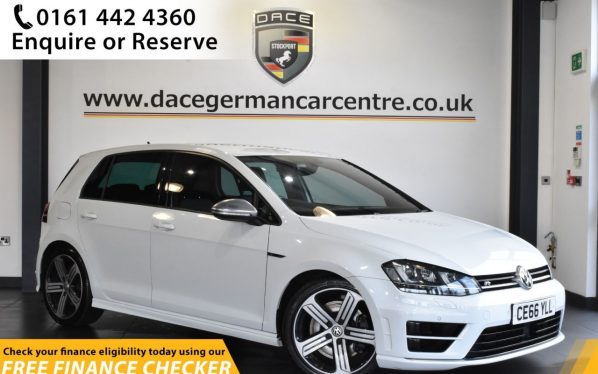 Used 2016 WHITE VOLKSWAGEN GOLF Hatchback 2.0 R 5DR 298 BHP (reg. 2016-10-17) for sale in Hale