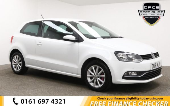 Used 2016 WHITE VOLKSWAGEN POLO Hatchback 1.2 MATCH TSI 3d 89 BHP (reg. 2016-05-28) for sale in Whitefield