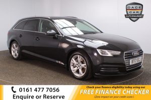 Used 2017 BLACK AUDI A4 Estate 2.0 AVANT TDI ULTRA SPORT 5d 188 BHP (reg. 2017-04-07) for sale in Royton