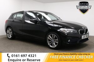 Used 2017 BLACK BMW 1 SERIES Hatchback 1.5 116D SPORT 5d 114 BHP (reg. 2017-07-22) for sale in Whitefield