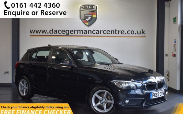 Used 2017 BLACK BMW 1 SERIES Hatchback 1.5 118I SE 5d 134 BHP (reg. 2017-10-30) for sale in Hale
