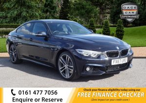 Used 2017 BLACK BMW 4 SERIES Coupe 3.0 435D XDRIVE M SPORT GRAN COUPE 4d AUTO 309 BHP (reg. 2017-10-27) for sale in Royton