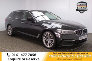 Used 2017 BLACK BMW 5 SERIES Estate 3.0 530D XDRIVE SE TOURING 5d AUTO 261 BHP (reg. 2017-08-31) for sale in Royton