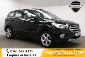 Used 2017 BLACK FORD KUGA Hatchback 2.0 TITANIUM X TDCI 5d 177 BHP (reg. 2017-10-31) for sale in Whitefield