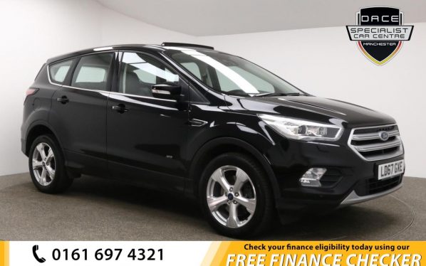 Used 2017 BLACK FORD KUGA Hatchback 2.0 TITANIUM X TDCI 5d 177 BHP (reg. 2017-10-31) for sale in Whitefield