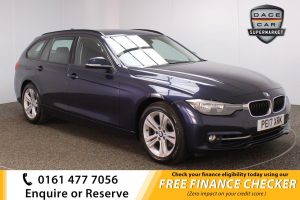 Used 2017 BLUE BMW 3 SERIES Estate 1.5 318I SPORT TOURING 5d AUTO 135 BHP (reg. 2017-07-03) for sale in Royton
