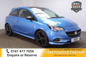 Used 2017 BLUE VAUXHALL CORSA Hatchback 1.4 LIMITED EDITION 3d 89 BHP (reg. 2017-01-26) for sale in Royton