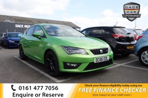 Used 2017 GREEN SEAT LEON Hatchback 2.0 TDI FR TECHNOLOGY 5d 150 BHP (reg. 2017-01-05) for sale in Royton