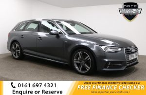 Used 2017 GREY AUDI A4 Estate 2.0 AVANT TDI ULTRA S LINE 5d 188 BHP (reg. 2017-01-23) for sale in Whitefield
