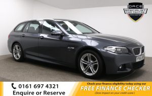 Used 2017 GREY BMW 5 SERIES Estate 2.0 520D M SPORT TOURING 5d AUTO 188 BHP (reg. 2017-02-28) for sale in Whitefield