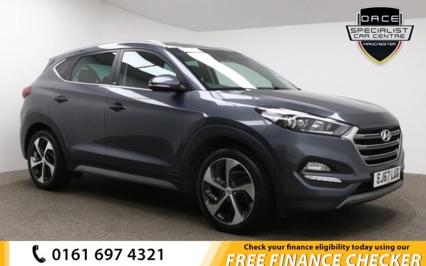 Used 2017 GREY HYUNDAI TUCSON Estate 1.6 T-GDI SPORT EDITION 5d 175 BHP (reg. 2017-11-30) for sale in Whitefield