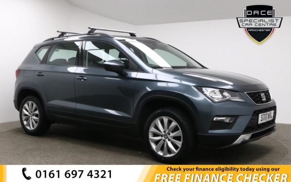 Used 2017 GREY SEAT ATECA Hatchback 1.0 TSI ECOMOTIVE SE 5d 114 BHP (reg. 2017-06-26) for sale in Whitefield