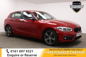 Used 2017 RED BMW 1 SERIES Hatchback 1.5 116D SPORT 5d 114 BHP (reg. 2017-01-13) for sale in Whitefield