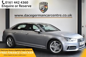 Used 2017 SILVER AUDI A4 Saloon 2.0 TDI S LINE 4d 188 BHP (reg. 2017-05-30) for sale in Hale