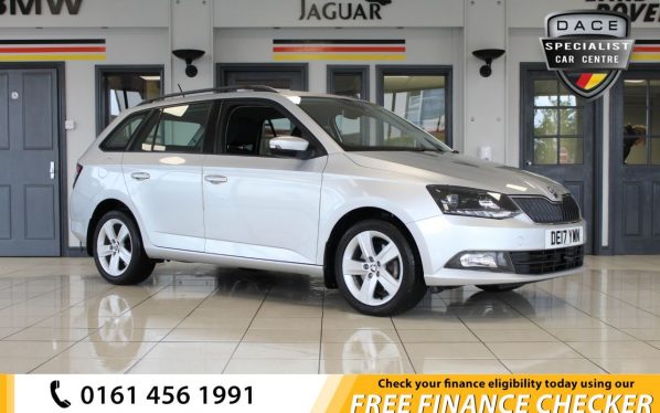 Used 2017 SILVER SKODA FABIA Estate 1.2 SE L TSI 5d 109 BHP (reg. 2017-04-21) for sale in Hazel Grove