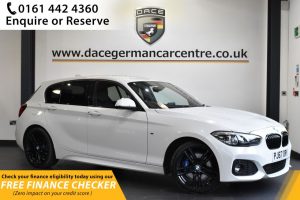 Used 2017 WHITE BMW 1 SERIES Hatchback 2.0 118D M SPORT SHADOW EDITION 5d 147 BHP (reg. 2017-11-30) for sale in Hale
