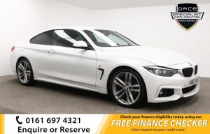 Used 2017 WHITE BMW 4 SERIES Coupe 2.0 420D M SPORT 2d AUTO 188 BHP (reg. 2017-11-23) for sale in Whitefield