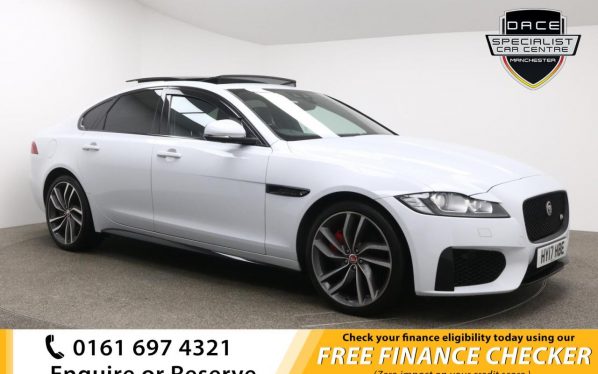 Used 2017 WHITE JAGUAR XF Saloon 3.0 V6 S 4d AUTO 375 BHP (reg. 2017-03-31) for sale in Whitefield