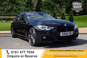 Used 2018 BLACK BMW 3 SERIES Saloon 2.0 320D M SPORT SHADOW EDITION 4d AUTO 188 BHP (reg. 2018-10-15) for sale in Royton