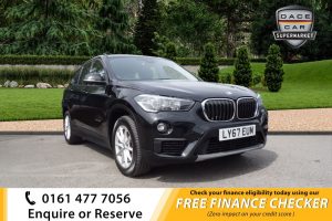 Used 2018 BLACK BMW X1 Estate 2.0 SDRIVE18D SE 5d 148 BHP (reg. 2018-01-16) for sale in Royton