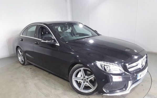 Used 2018 BLACK MERCEDES-BENZ C-CLASS Saloon 2.1 C 220 D AMG LINE 4DR AUTO 170 BHP (reg. 2018-07-02) for sale in Hale