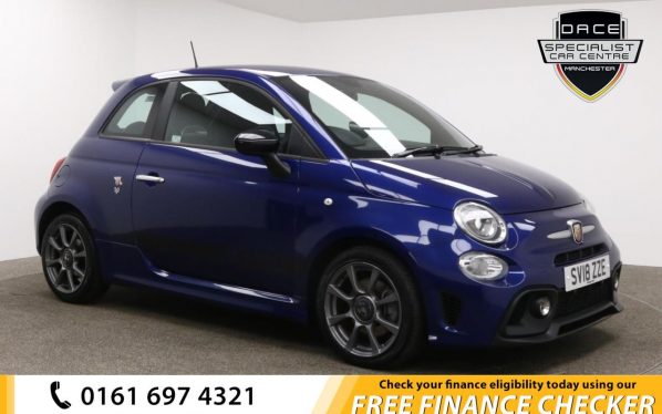 Used 2018 BLUE ABARTH 500 Hatchback 1.4 595 3d 144 BHP (reg. 2018-03-29) for sale in Whitefield