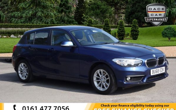 Used 2018 BLUE BMW 1 SERIES Hatchback 1.5 118I SE 5d 134 BHP (reg. 2018-11-09) for sale in Royton