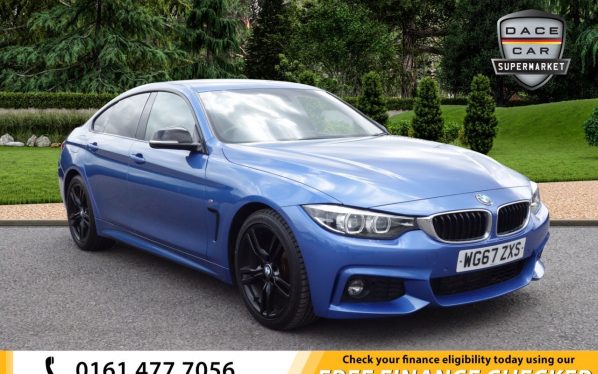 Used 2018 BLUE BMW 4 SERIES GRAN COUPE Coupe 2.0 420D M SPORT GRAN COUPE 4d 188 BHP (reg. 2018-01-08) for sale in Royton