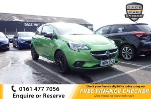 Used 2018 GREEN VAUXHALL CORSA Hatchback 1.4 ENERGY AC 3d 74 BHP (reg. 2018-06-28) for sale in Royton
