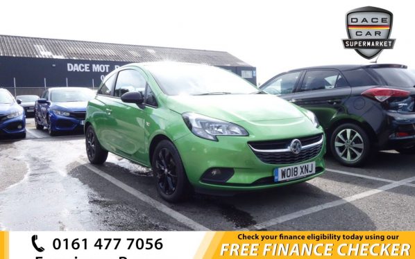 Used 2018 GREEN VAUXHALL CORSA Hatchback 1.4 ENERGY AC 3d 74 BHP (reg. 2018-06-28) for sale in Royton