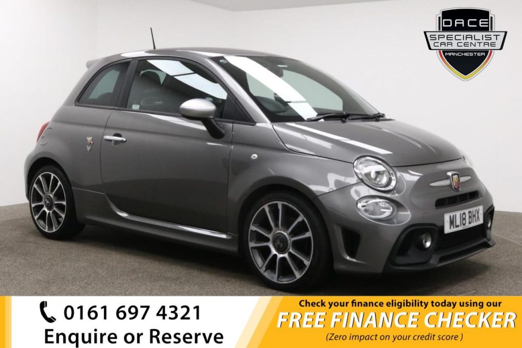 Used 2018 GREY ABARTH 500 Hatchback 1.4 595 TURISMO 3d 162 BHP (reg. 2018-03-30) for sale in Whitefield