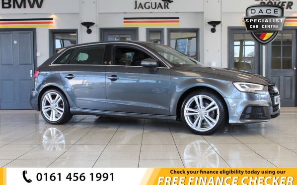 Used 2018 GREY AUDI A3 Hatchback 1.5 TFSI S LINE 5d 148 BHP (reg. 2018-03-07) for sale in Hazel Grove