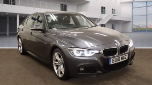 Used 2018 GREY BMW 3 SERIES Saloon 2.0 320D M SPORT 4d 188 BHP (reg. 2018-03-02) for sale in Whitefield