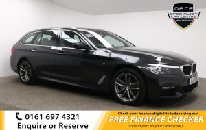 Used 2018 GREY BMW 5 SERIES Estate 2.0 520D M SPORT TOURING 5d AUTO 188 BHP (reg. 2018-04-26) for sale in Whitefield