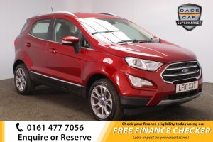 Used 2018 RED FORD ECOSPORT Hatchback 1.0 TITANIUM 5d 124 BHP (reg. 2018-03-16) for sale in Royton