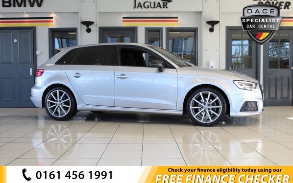 Used 2018 SILVER AUDI A3 Hatchback 1.5 TFSI BLACK EDITION 5d AUTO 148 BHP (reg. 2018-03-01) for sale in Hazel Grove